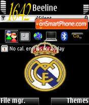 Real Madrid 2010 theme screenshot