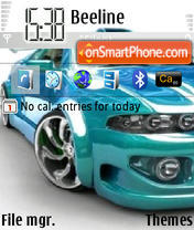 Skyline Tuning es el tema de pantalla