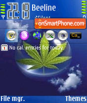 Crystallife tema screenshot