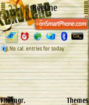 Paper tema screenshot