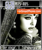 Aiswarya B&W tema screenshot