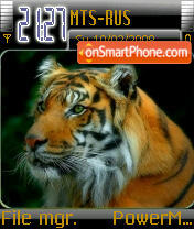 Tiger 08 tema screenshot