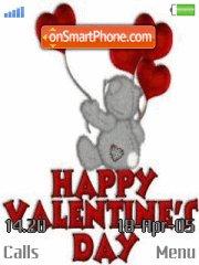 Happy Valentine Day 01 tema screenshot