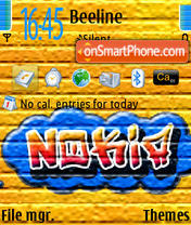 Nokia Graffity 320kh240 es el tema de pantalla