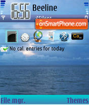 Blue Sea 02 theme screenshot