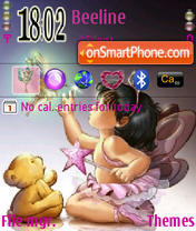 Fairy and Bear theme screenshot