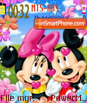 Inlove Mouse tema screenshot