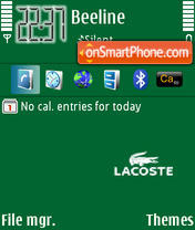 Lacoste 562 Theme-Screenshot