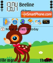 Capture d'écran Bambi thème