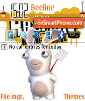 Rabbids tema screenshot