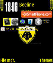 Aek New tema screenshot