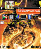 Ghost Rider Devil tema screenshot