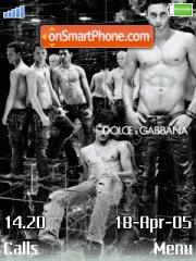 Capture d'écran Dolce N Gabbana Boys thème