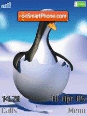 3d Penguin Photo tema screenshot