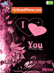 I Heart You Animated tema screenshot