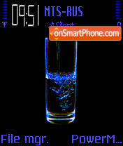 Neon H2O tema screenshot