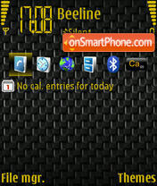 Black Weave tema screenshot