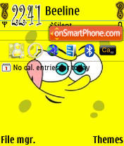 Sponge Bob N95 theme screenshot