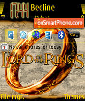 Lord Of The Rings 01 tema screenshot