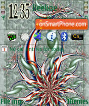 Abstract Flower es el tema de pantalla