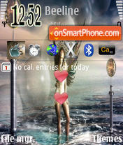 Sea Angel tema screenshot