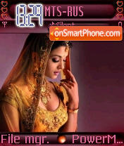 Aiswarya Rai theme screenshot