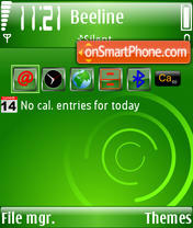 Capture d'écran Windows Mobile 3rd thème