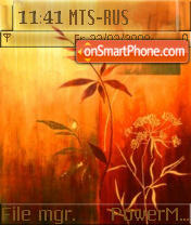 Red Autumn S60v2 tema screenshot