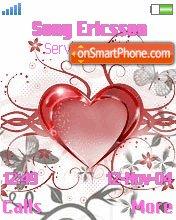 Love Heart tema screenshot