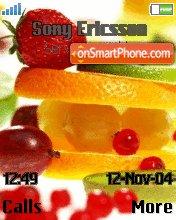 Fruits theme screenshot