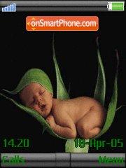 Sleeping Baby tema screenshot