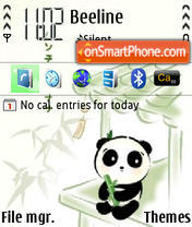 Capture d'écran Panda 02 thème