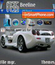Super Car 02 tema screenshot