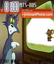 Скриншот темы Tom And Jerry Animated