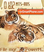 Tiger Love theme screenshot