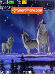 Wolfes Animated theme screenshot