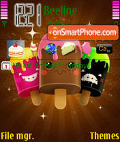 Ice Cream Freak tema screenshot