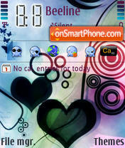 Funny Heart tema screenshot