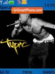 Скриншот темы Tupac Shakur 01