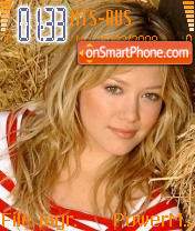 Hilary Duff Theme-Screenshot