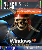 Win XP Pirated es el tema de pantalla