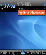Скриншот темы Black Win OSX