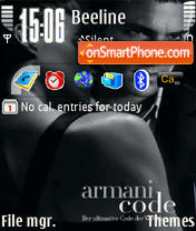 ArmaniCode Theme-Screenshot