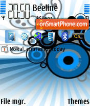 Abstract tema screenshot