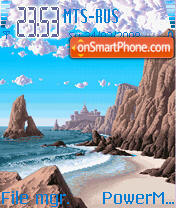 Sea Shore Animated es el tema de pantalla