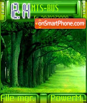 Green Park tema screenshot