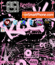 Rock Princess tema screenshot