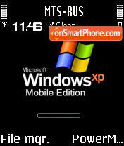 Animated Windows XP Mobile S60v2 tema screenshot