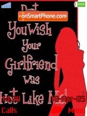 Скриншот темы Your Girlfriend