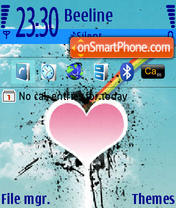 Valentain tema screenshot